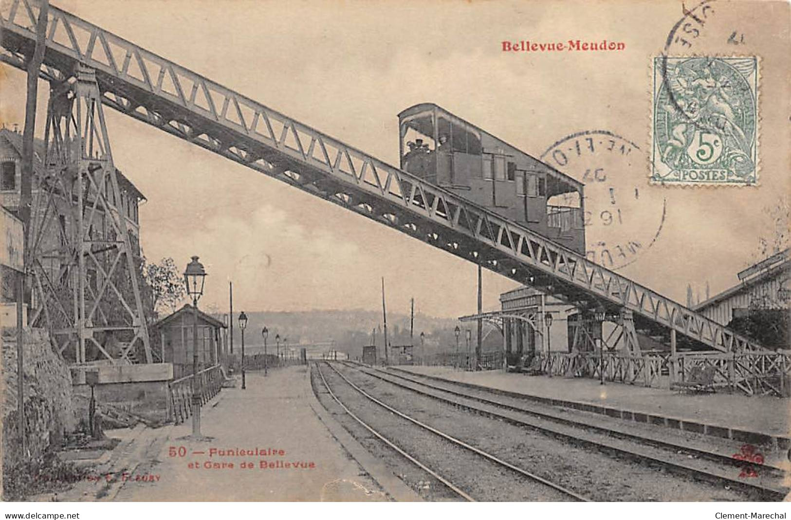 BELLEVUE - MEUDON - Funiculaire Et Gare De Bellevue - Très Bon état - Other & Unclassified