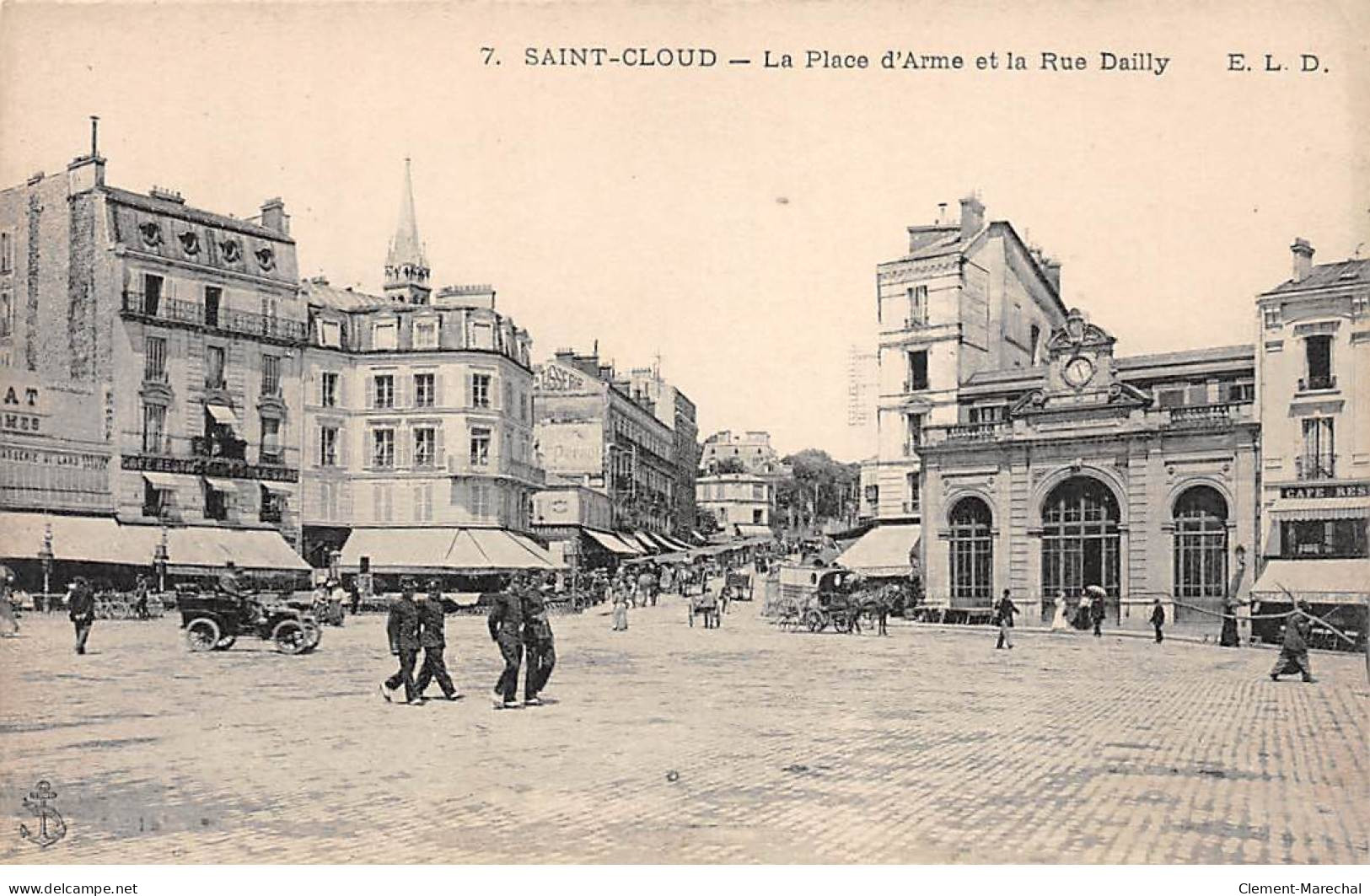 SAINT CLOUD - La Place D'Arme Et La Rue Dailly - Très Bon état - Saint Cloud
