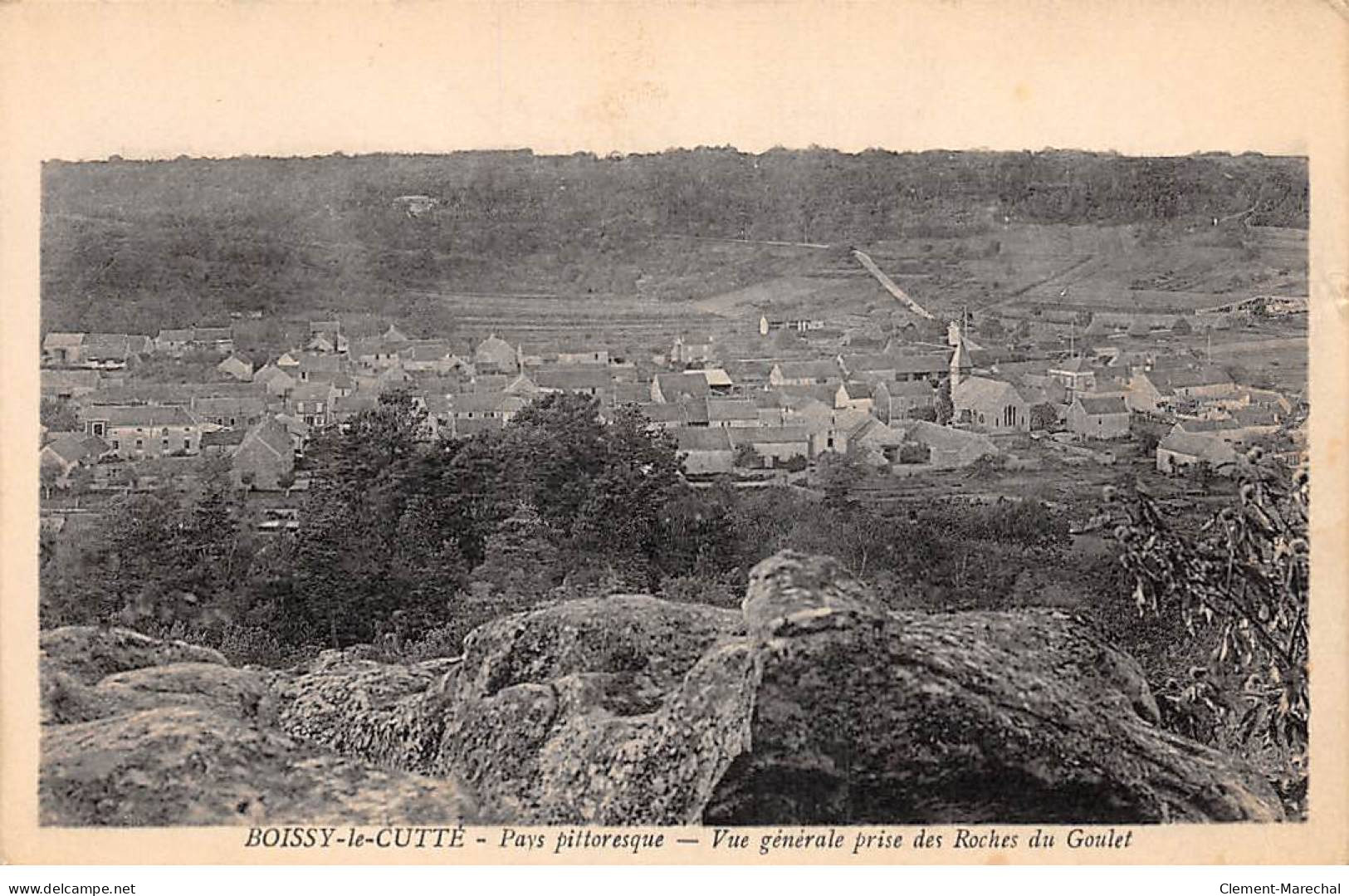 BOISSY LA CUTTE - Vue Générale Prise Des Roches Du Goulet - Très Bon état - Boissy-la-Rivière