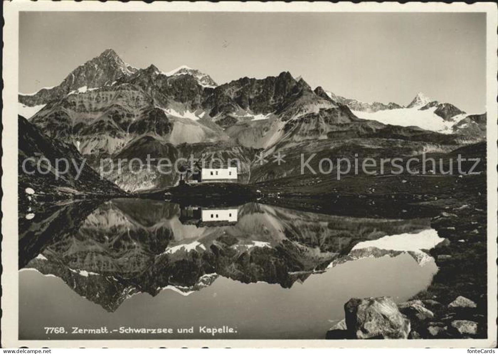 11638859 Zermatt VS Schwarzsee Und Kapelle  - Autres & Non Classés