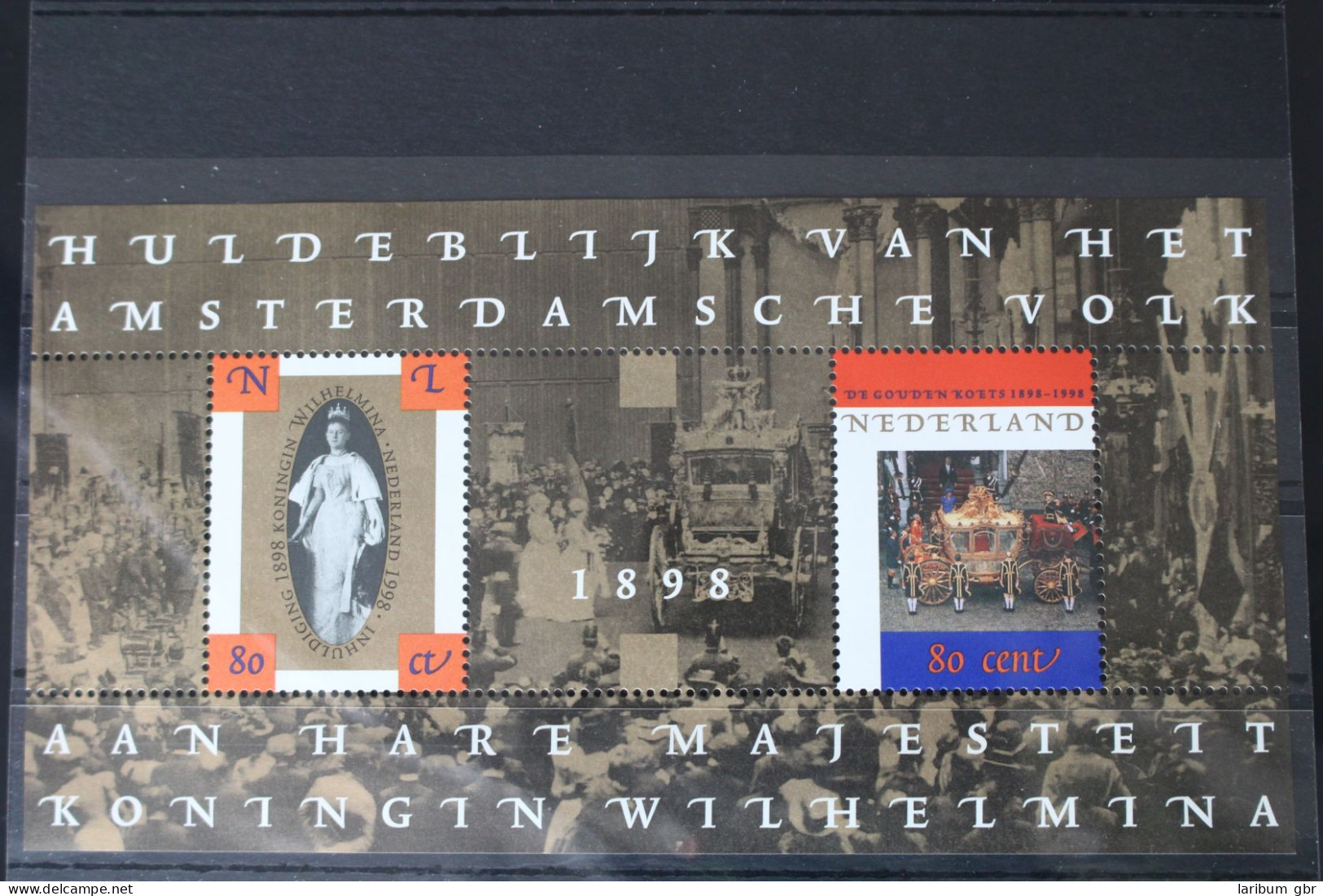 Niederlande Block 56 Mit 1673-1674 Postfrisch #WD815 - Sonstige & Ohne Zuordnung