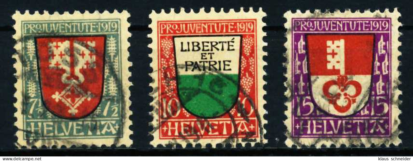 SCHWEIZ PRO JUVENTUTE Nr 149-151 Gestempelt X4C64CE - Used Stamps