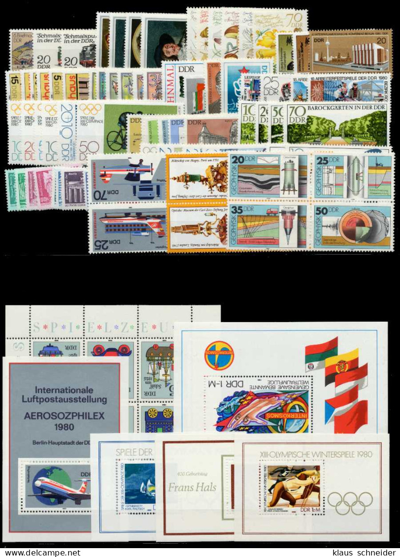 DDR Nr 2478-2571 Postfrisch JAHRGANG X56150A - Unused Stamps