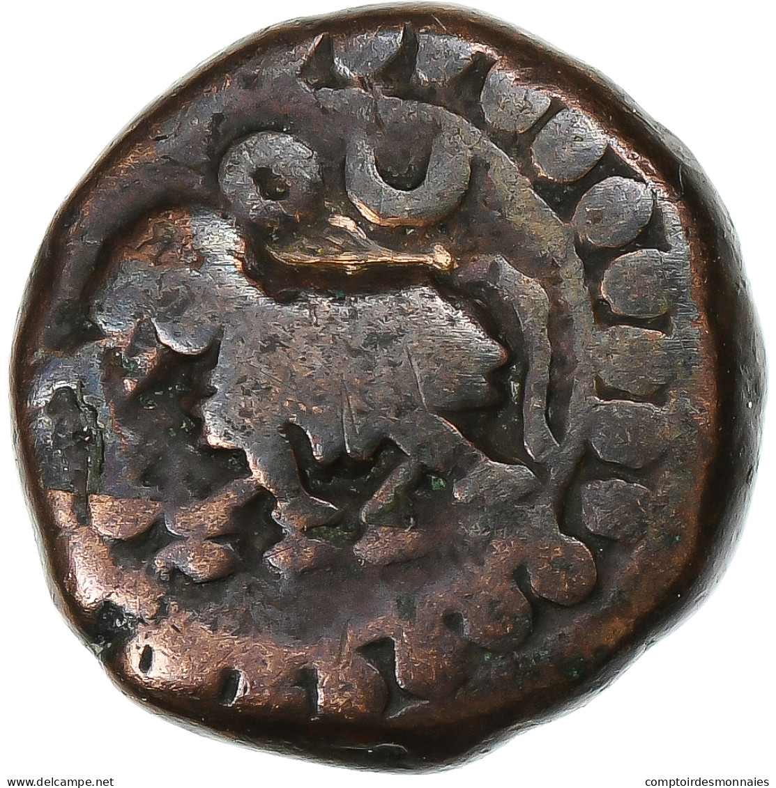 Inde, MYSORE, Devaloy Devaraja, Kasu, 1731-1761, Bronze, TTB - India