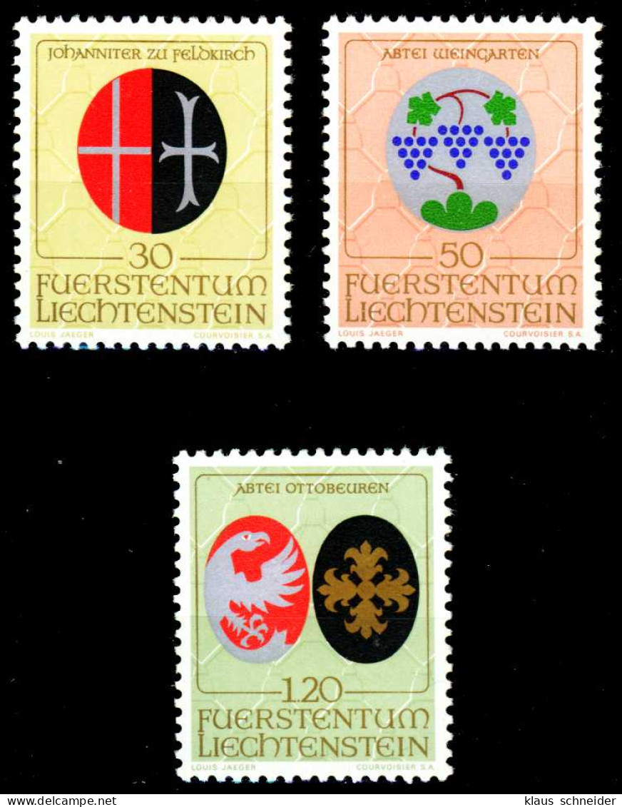 LIECHTENSTEIN 1971 Nr 548-550 Postfrisch SB45DB2 - Neufs