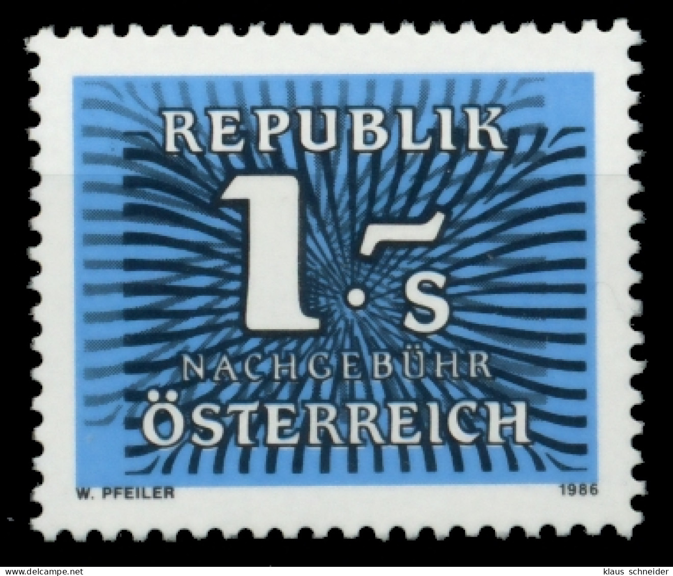 ÖSTERREICH PORTOMARKEN 1985 89 Nr 262 Postfrisch X6F21E6 - Portomarken