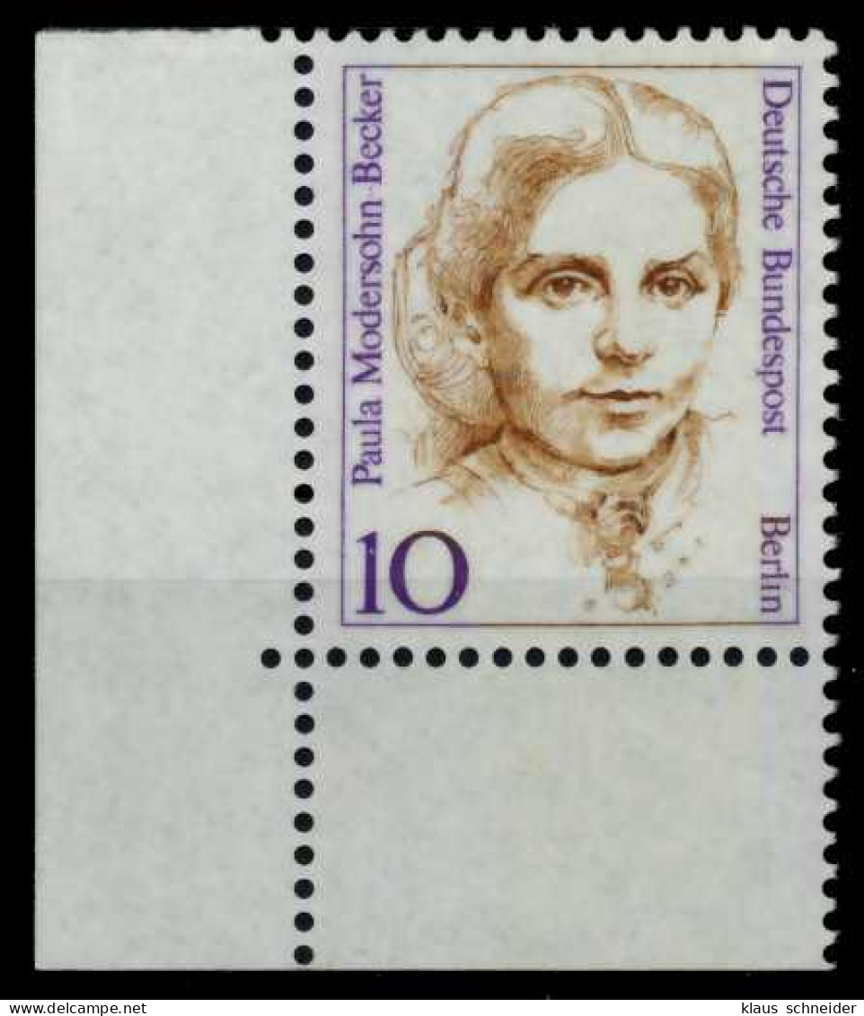 BERLIN DS FRAUEN Nr 806 Postfrisch ECKE-ULI X702D92 - Unused Stamps