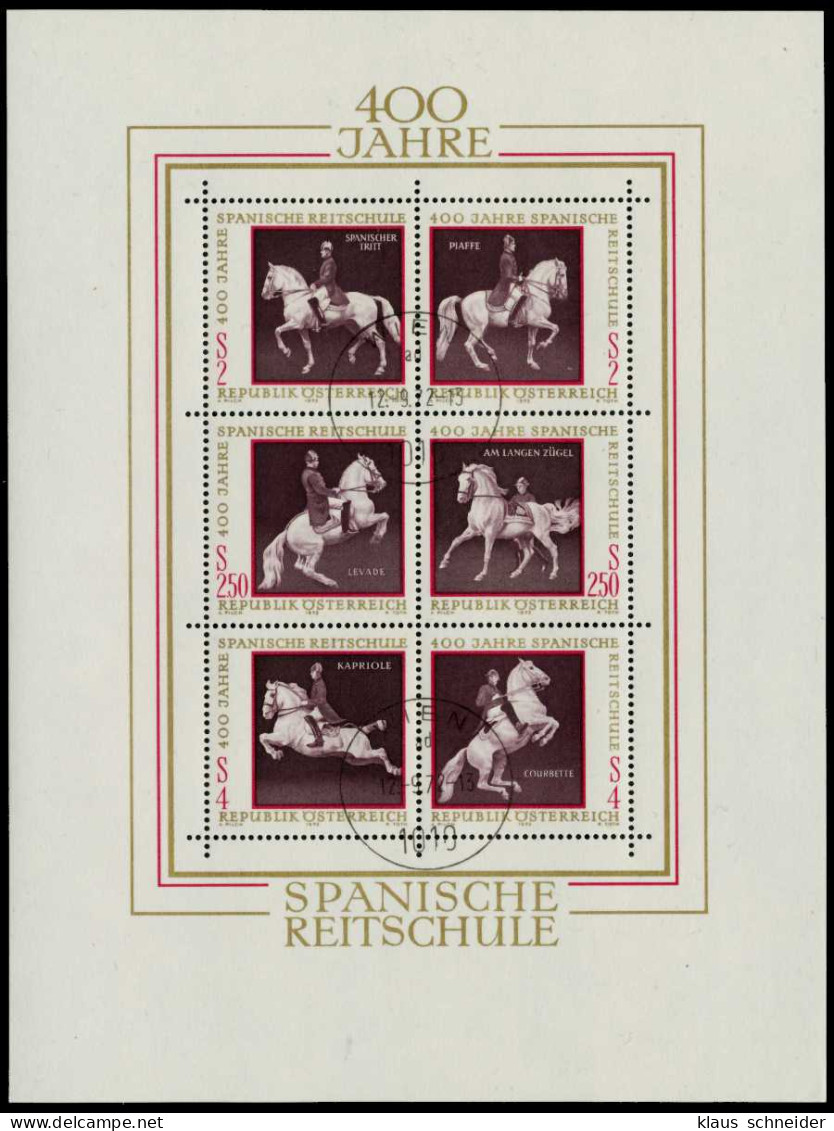 ÖSTERREICH BLOCK KLEINBOGEN Block 2 Gestempelt SC10302 - Blocks & Sheetlets & Panes