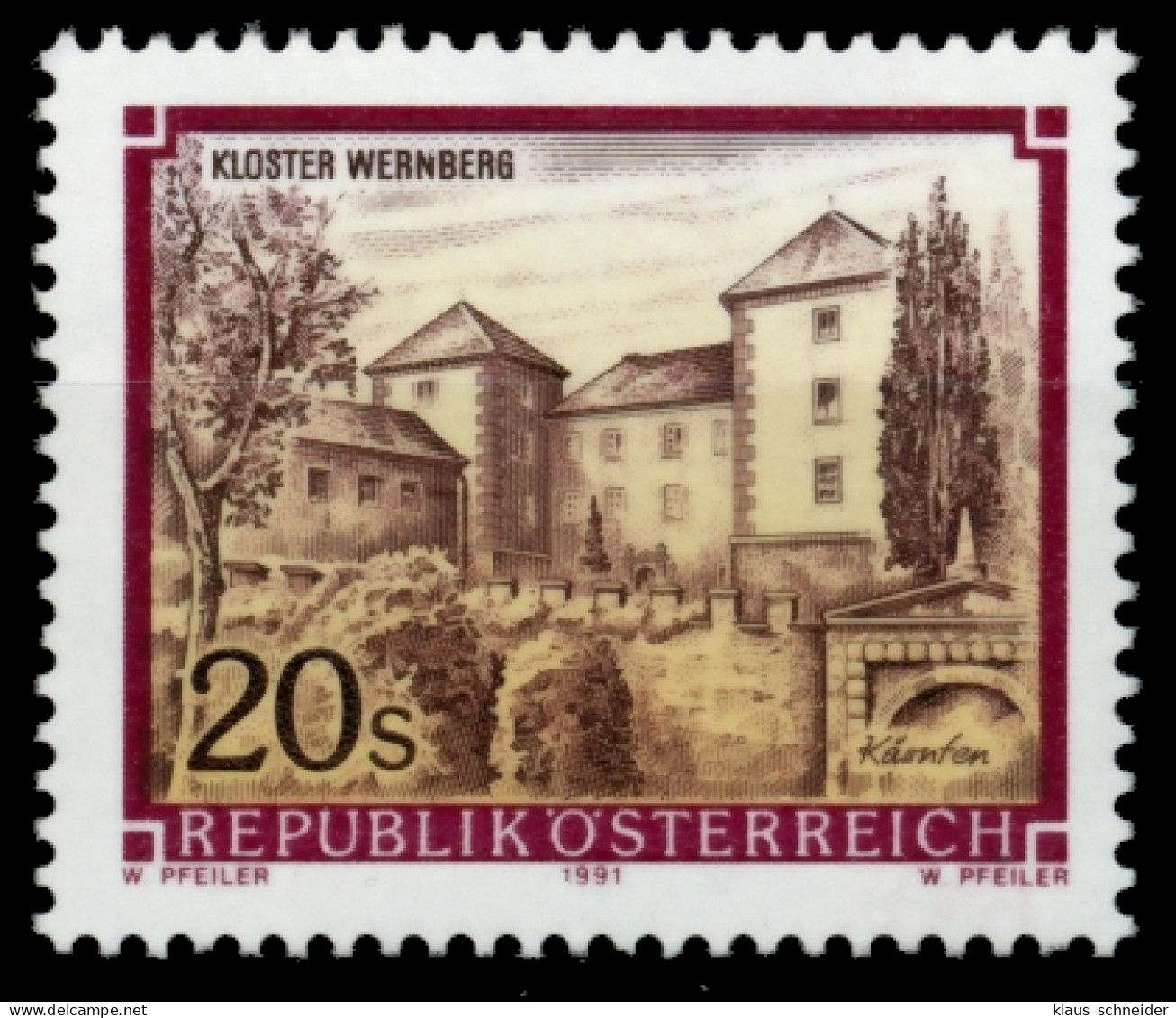 ÖSTERREICH DS STIFTE KLÖSTER Nr 2025 Postfrisch S0051CA - Otros & Sin Clasificación