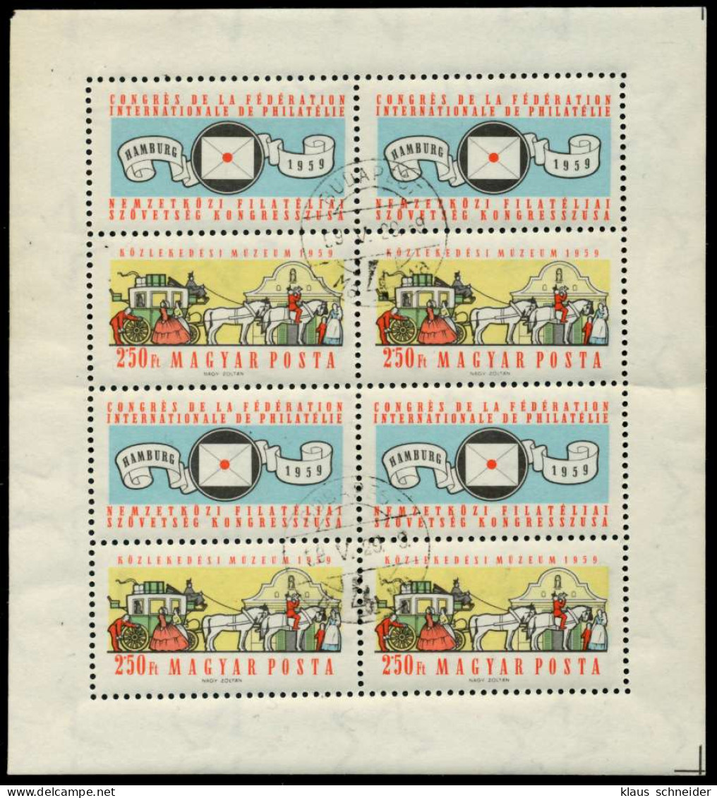 UNGARN Nr 1583KB Postfrisch KLEINBG X922872 - Blocks & Sheetlets