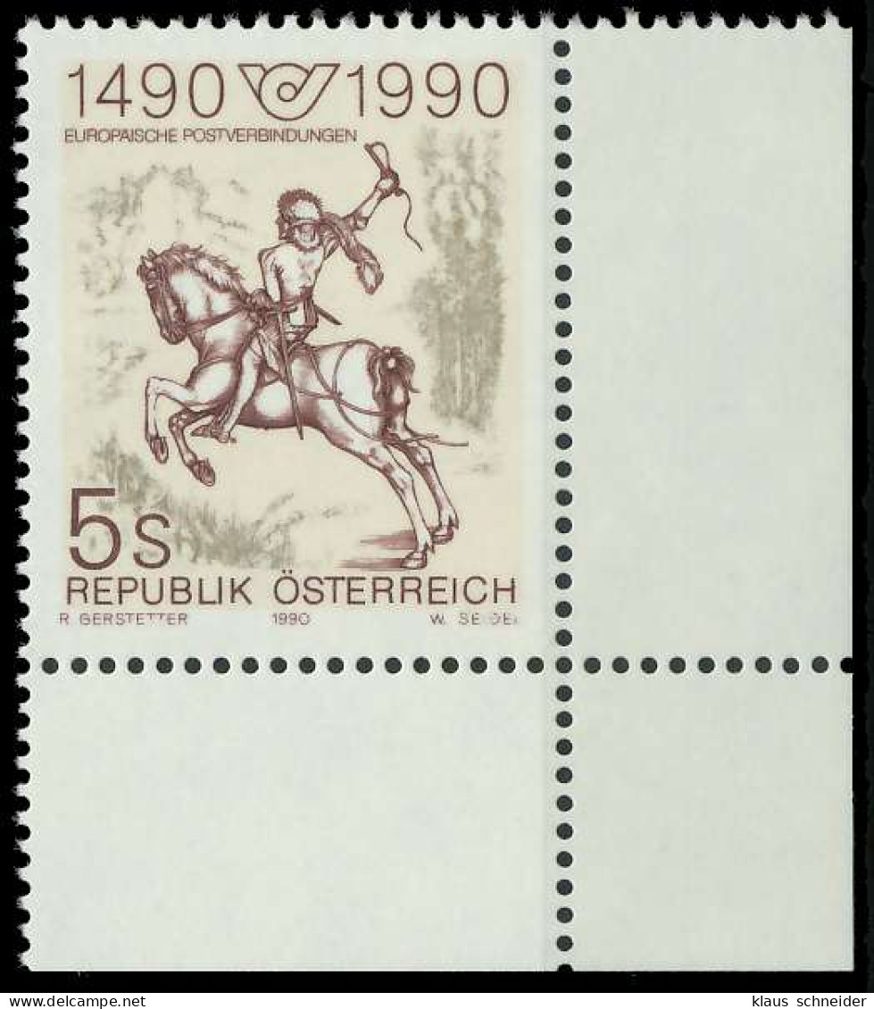 ÖSTERREICH 1990 Nr 1978 Postfrisch ECKE-URE X8555EE - Unused Stamps