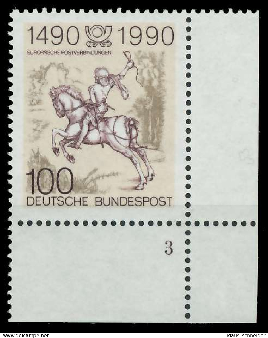 BRD BUND 1990 Nr 1445 Postfrisch FORMNUMMER 3 X85BDC6 - Unused Stamps