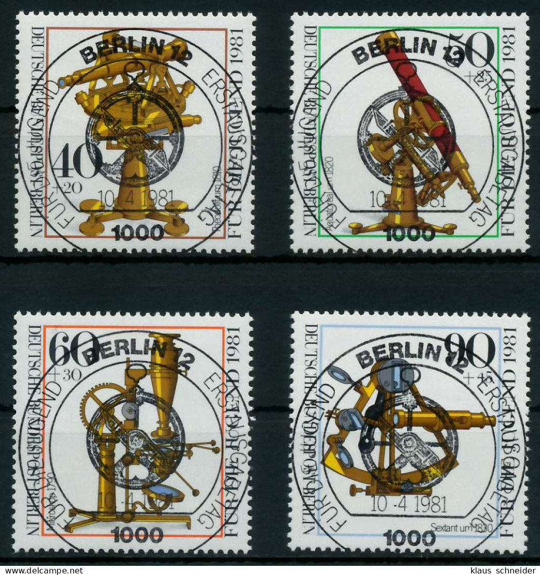 BERLIN 1981 Nr 641-644 ESST Zentrisch Gestempelt X894262 - Used Stamps