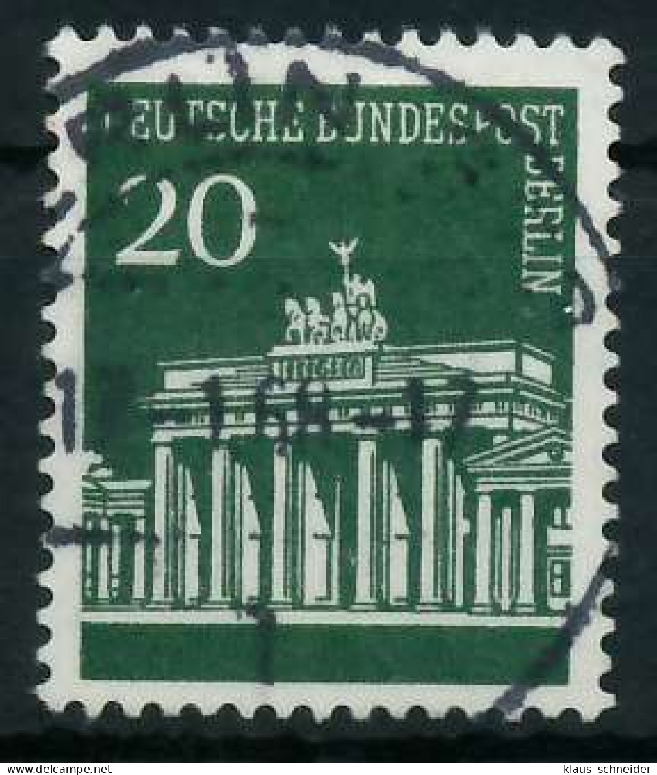 BERLIN DS BRAND. TOR Nr 287 Zentrisch Gestempelt X894416 - Used Stamps
