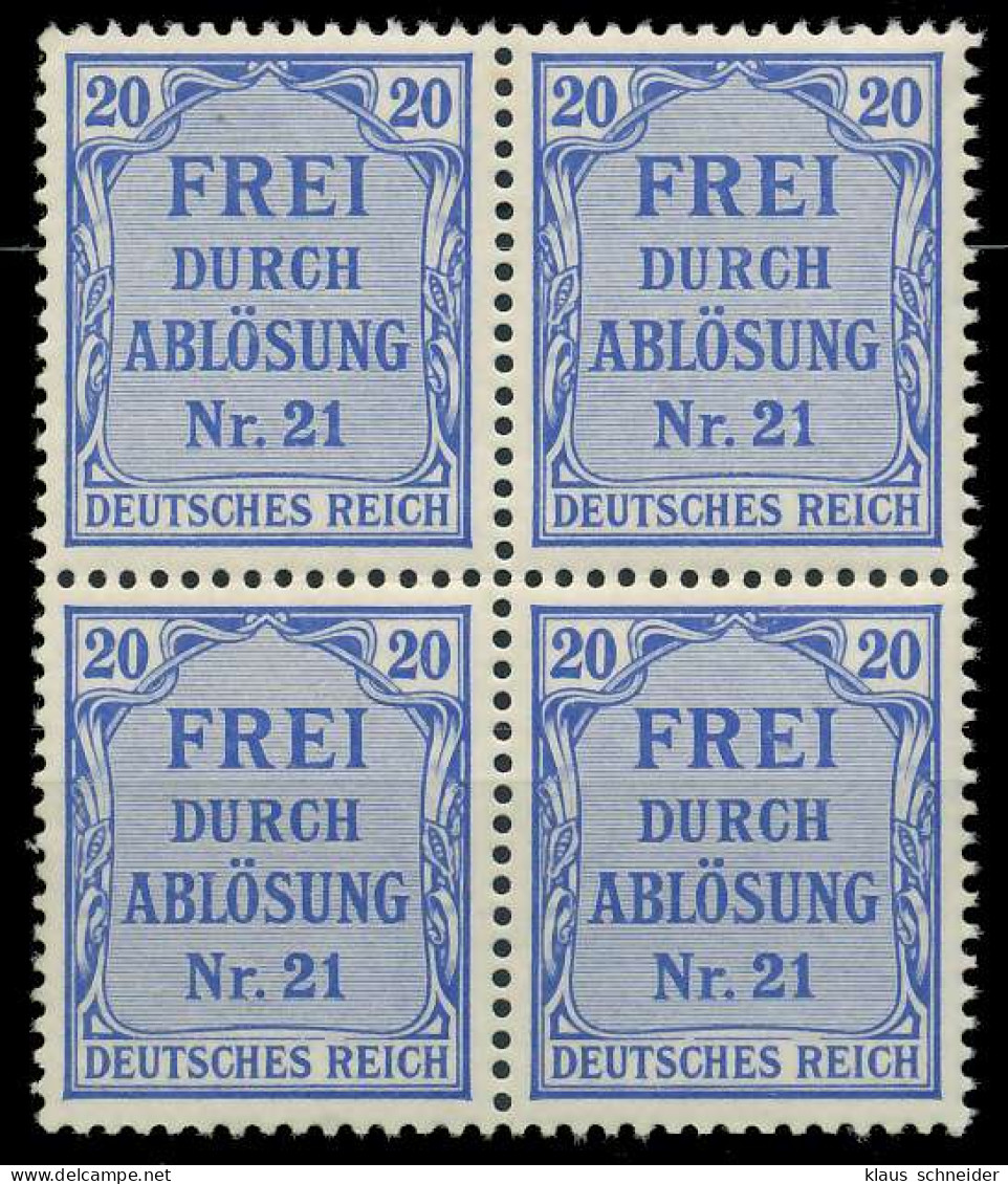 DEUTSCHES REICH DIENSTMARKEN 1903 05 Nr 5 Postfrisch VI X89C44E - Dienstmarken