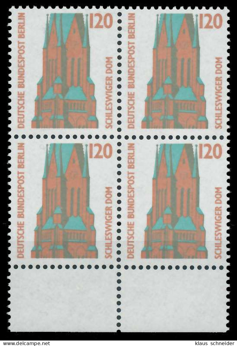 BERLIN DS SEHENSWÜRDIGKEITEN Nr 815 Postfrisch VIERERBL X8F90EA - Unused Stamps