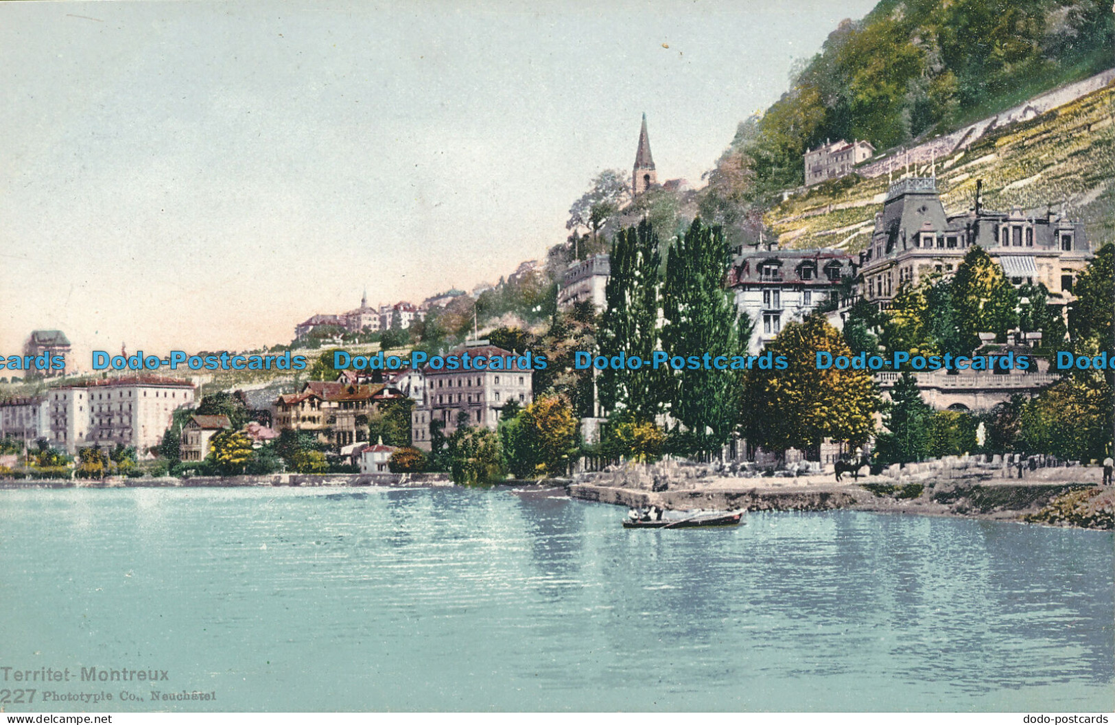 R045499 Territet Montreux. Phototypie. No 227 - World