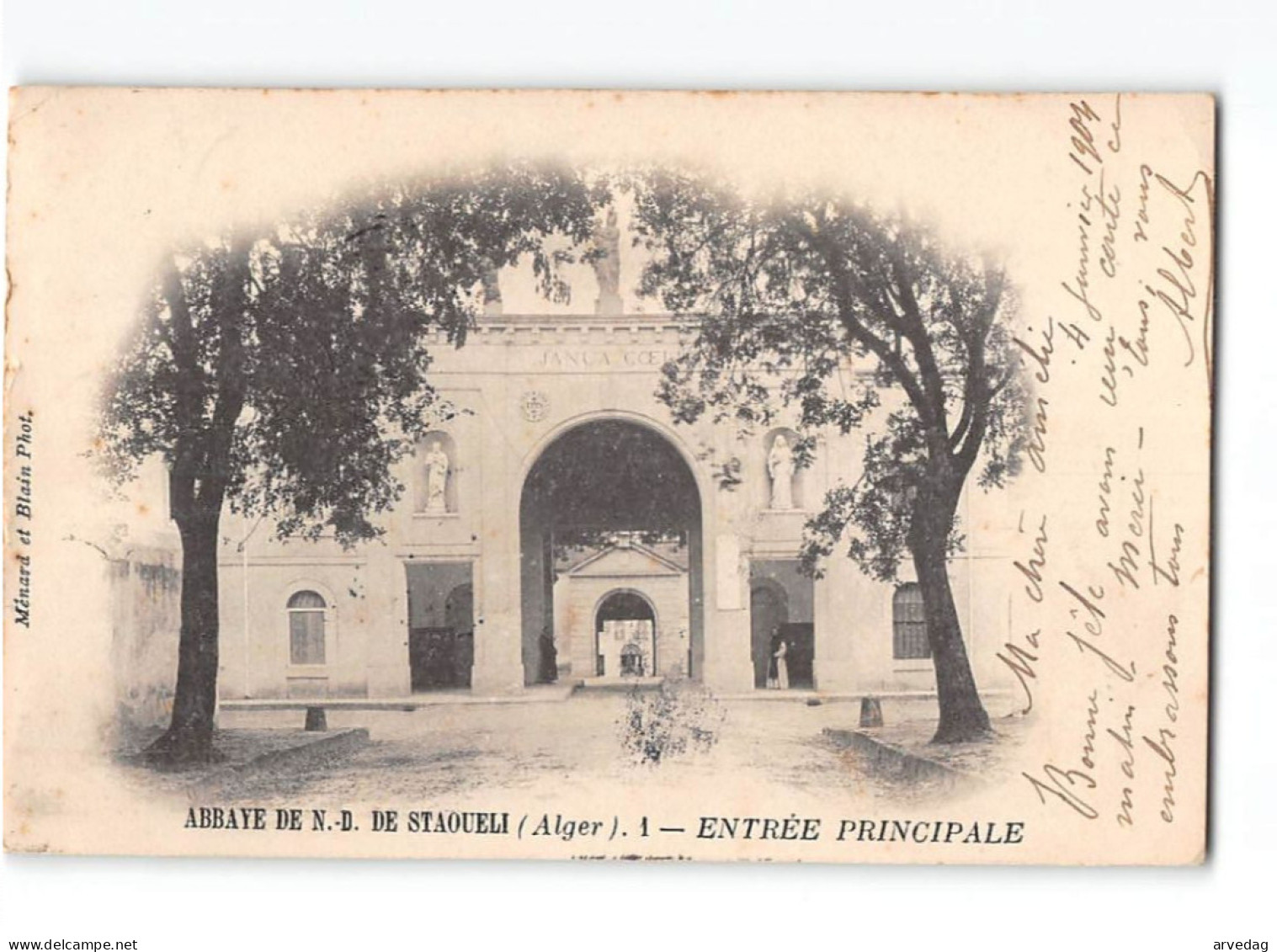 X1743 ABBAYE DE N.D. DE STOUELI ALGER - Alger