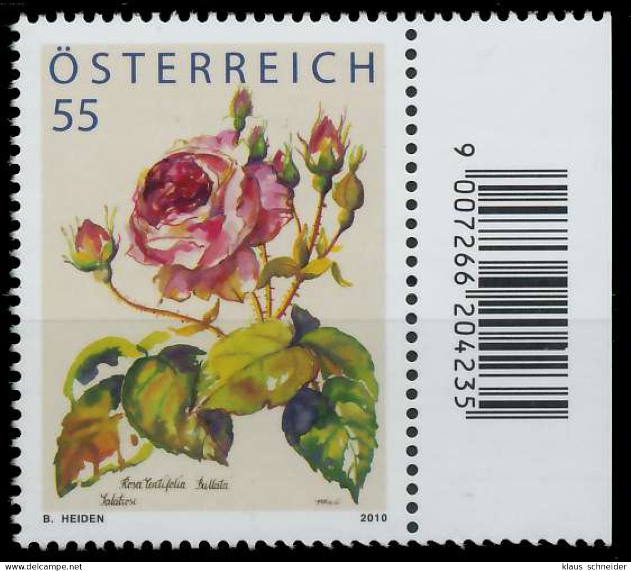 ÖSTERREICH 2010 Nr 2888 Postfrisch SRA X2174F2 - Nuevos