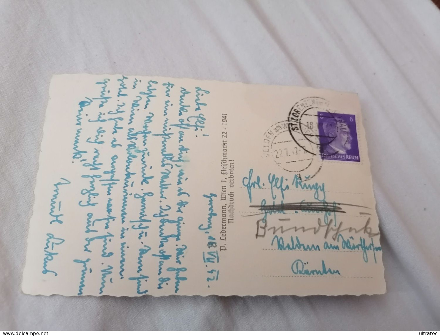 AK "ST. LORENZEN IM MÜRZTAL STMK 1942" SCHÖNE ALTE POSTKARTE VINTAGE ANTIK ANSICHTSKARTE TOP ZEITDOKUMENT HEIMAT SAMMLER - Mürzzuschlag