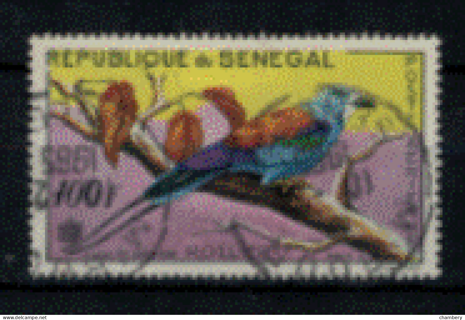 Sénégal - PA - "Oiseaux : Rollier" - Oblitéré N° 32 De 1960/63 - Sénégal (1960-...)