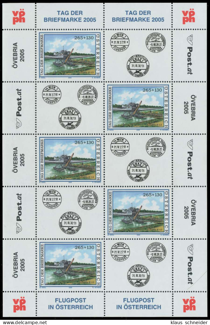 ÖSTERREICH BLOCK KLEINBOGEN Nr 2532 Postfrisch KLEINBG X227432 - Blocs & Feuillets