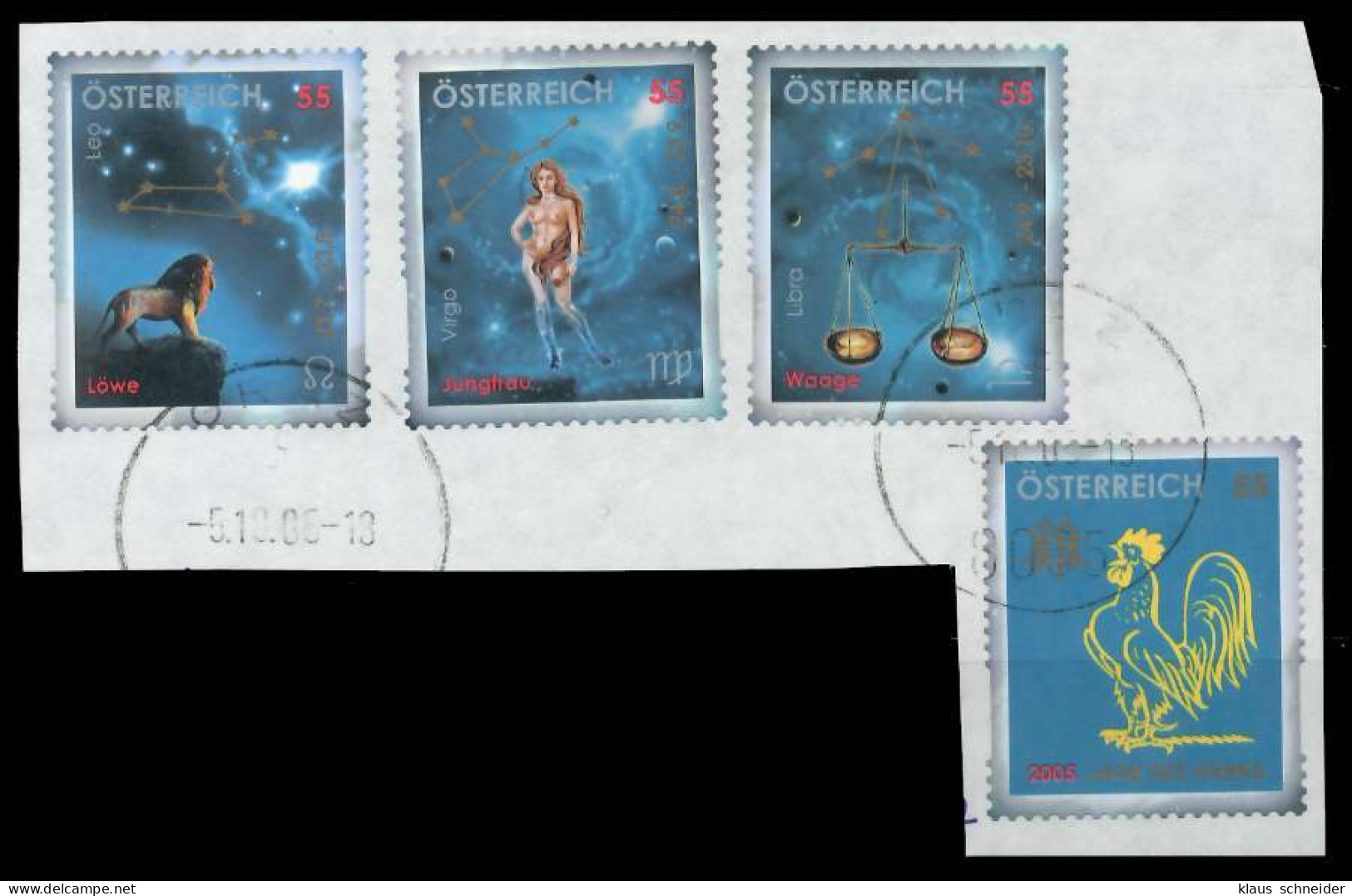 ÖSTERREICH 2005 Nr 2539-2542 Gestempelt X22746A - Used Stamps