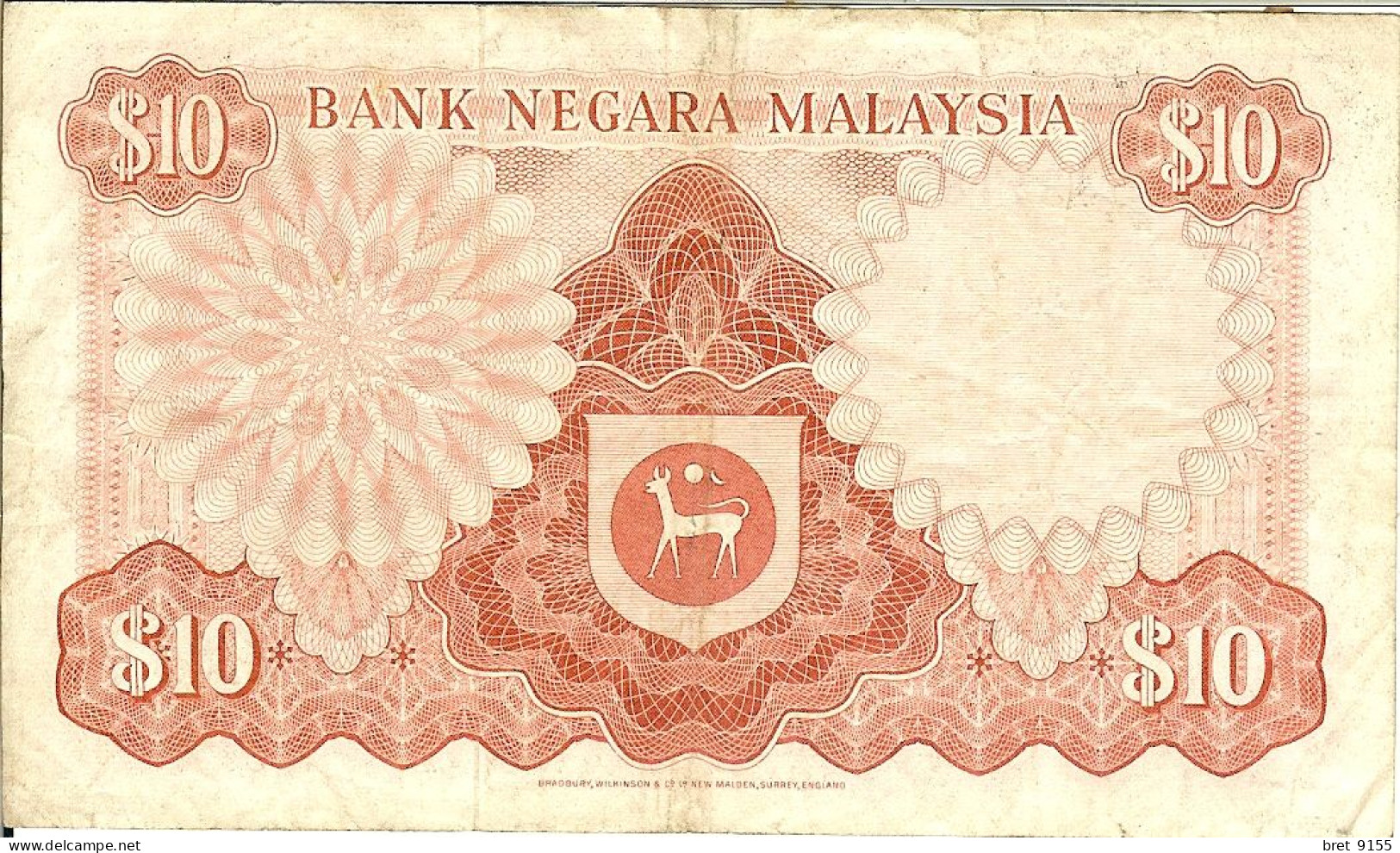BILLET 10 ASIE MALAYSIE BANK NEGARA MALAYSIA SEPULUH RINGGIT - Other - Asia