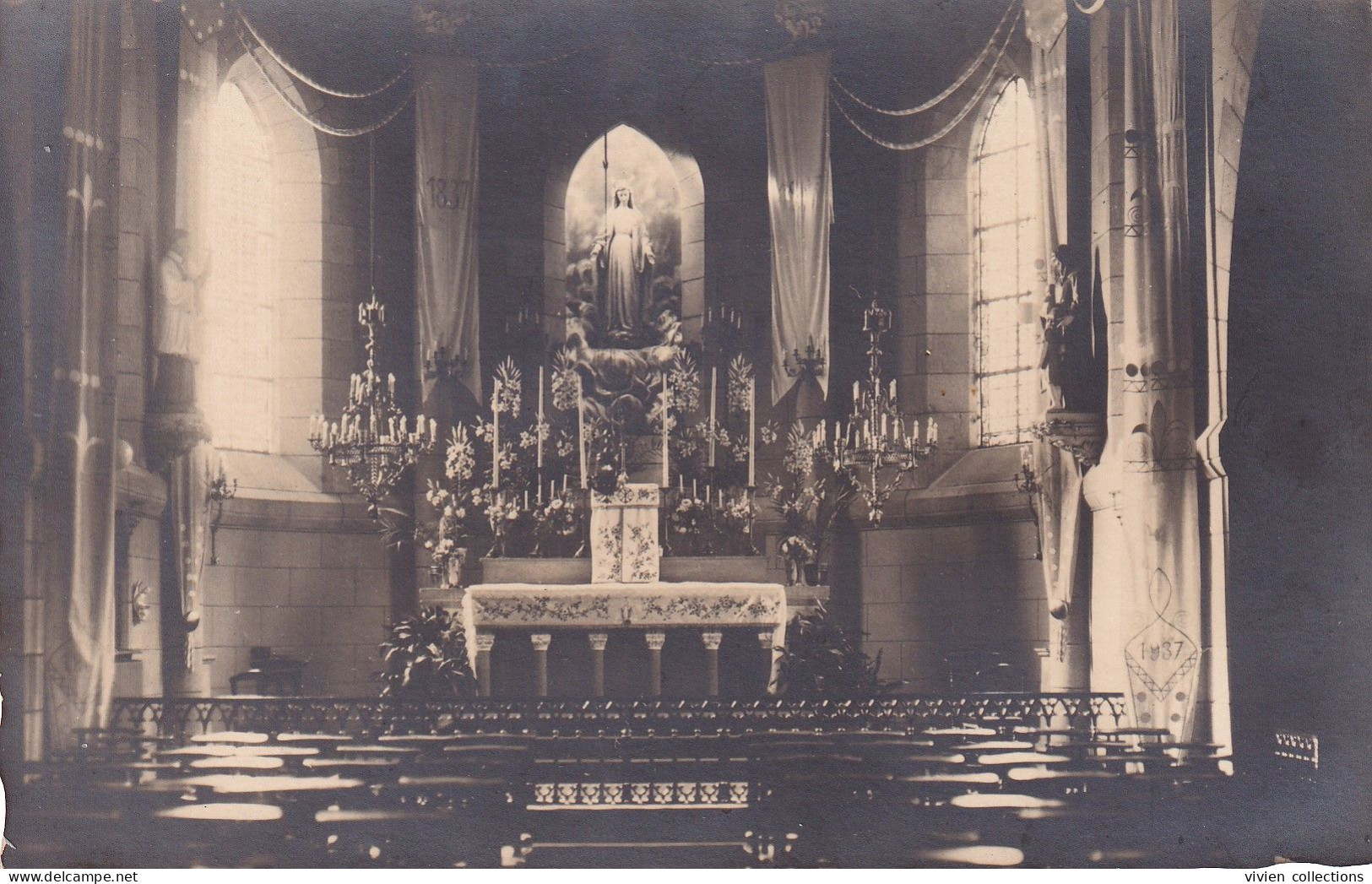 Limoges (87 Haute Vienne) Carte Photo Chapelle 1" Rue François Chénieux Carte écrite Par Sœur Geneviève Pour La Générale - Limoges