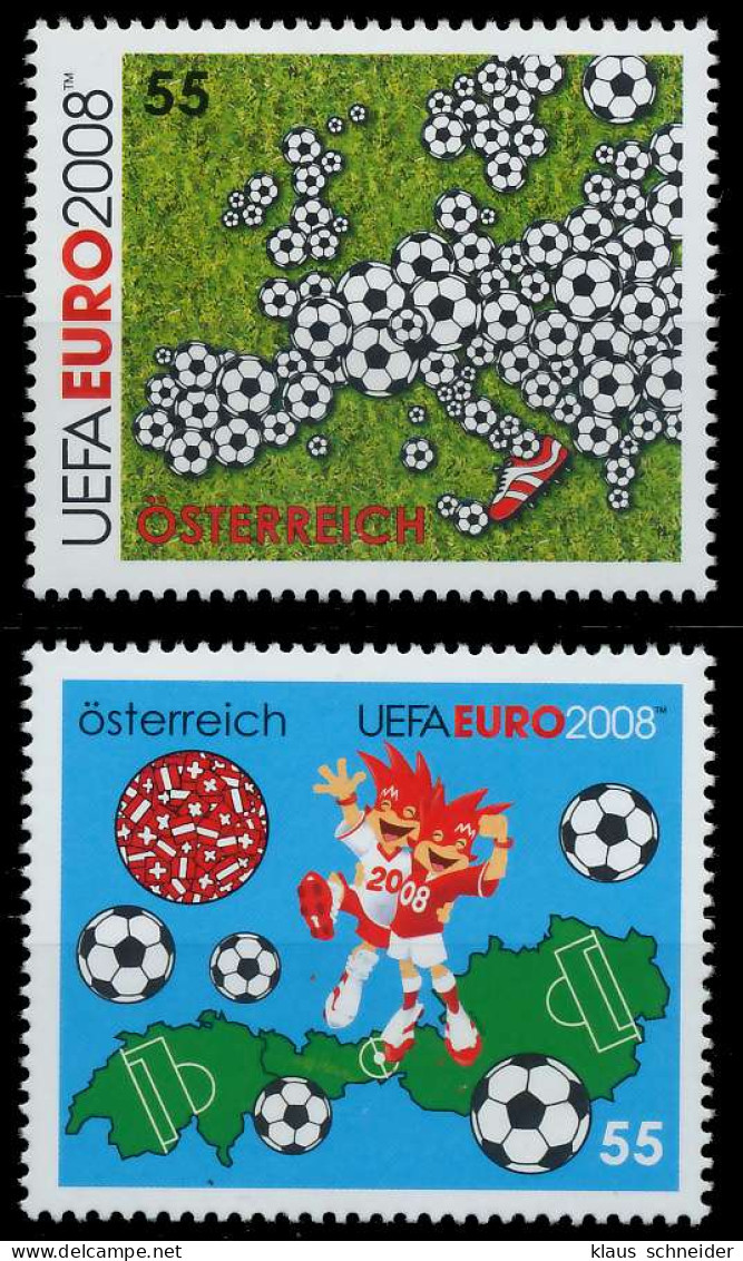 ÖSTERREICH 2008 Nr 2709-2710 Postfrisch SD0C74A - Nuevos