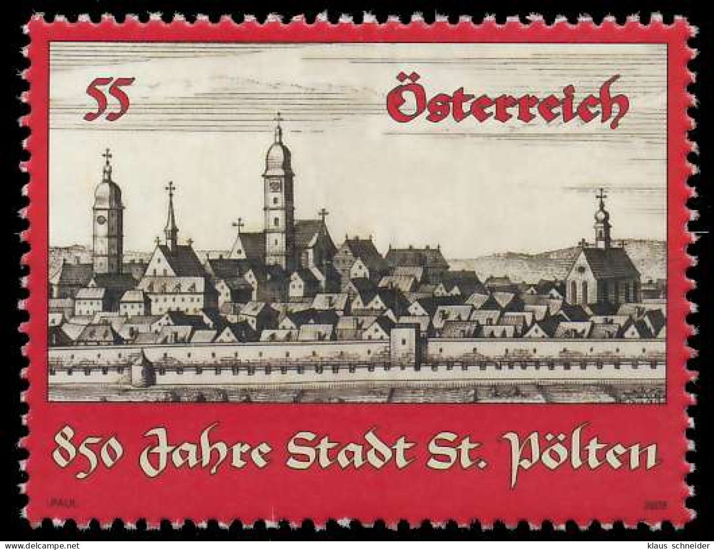 ÖSTERREICH 2009 Nr 2805 Postfrisch SD118BE - Unused Stamps