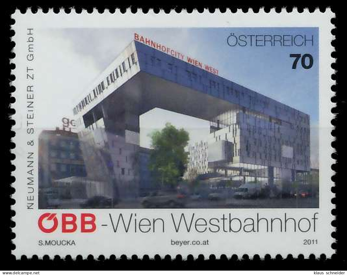 ÖSTERREICH 2011 Nr 2968 Postfrisch SD11CB2 - Unused Stamps