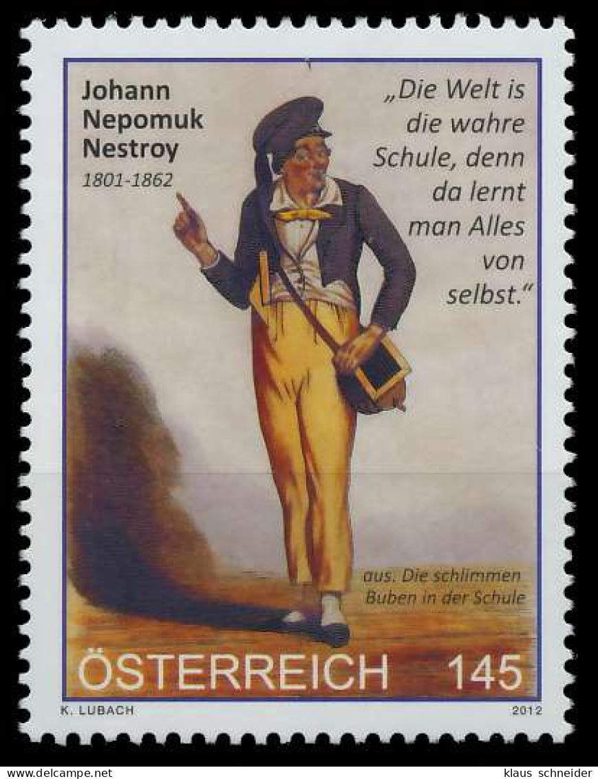 ÖSTERREICH 2012 Nr 2999 Postfrisch SD11D76 - Unused Stamps