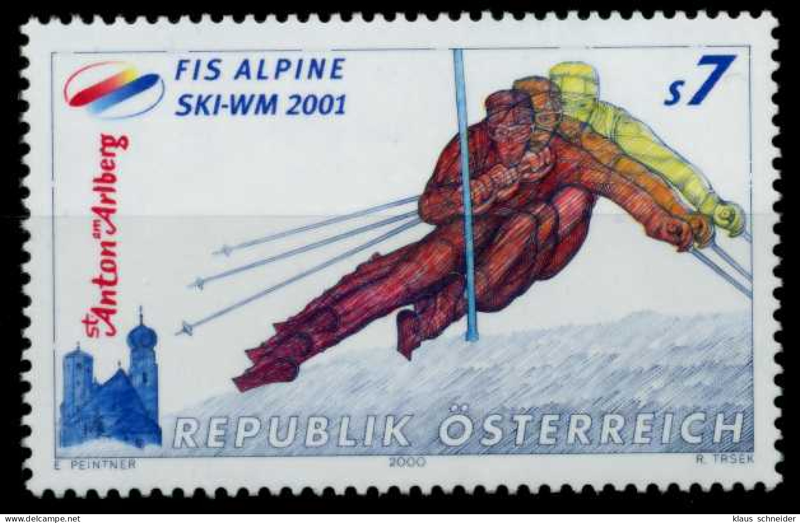 ÖSTERREICH 2000 Nr 2335 Postfrisch SD1976E - Unused Stamps