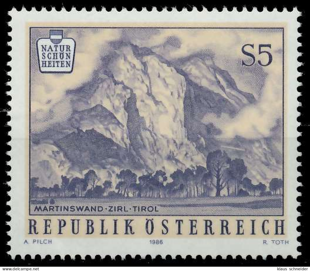 ÖSTERREICH 1986 Nr 1851 Postfrisch X23F3C2 - Unused Stamps