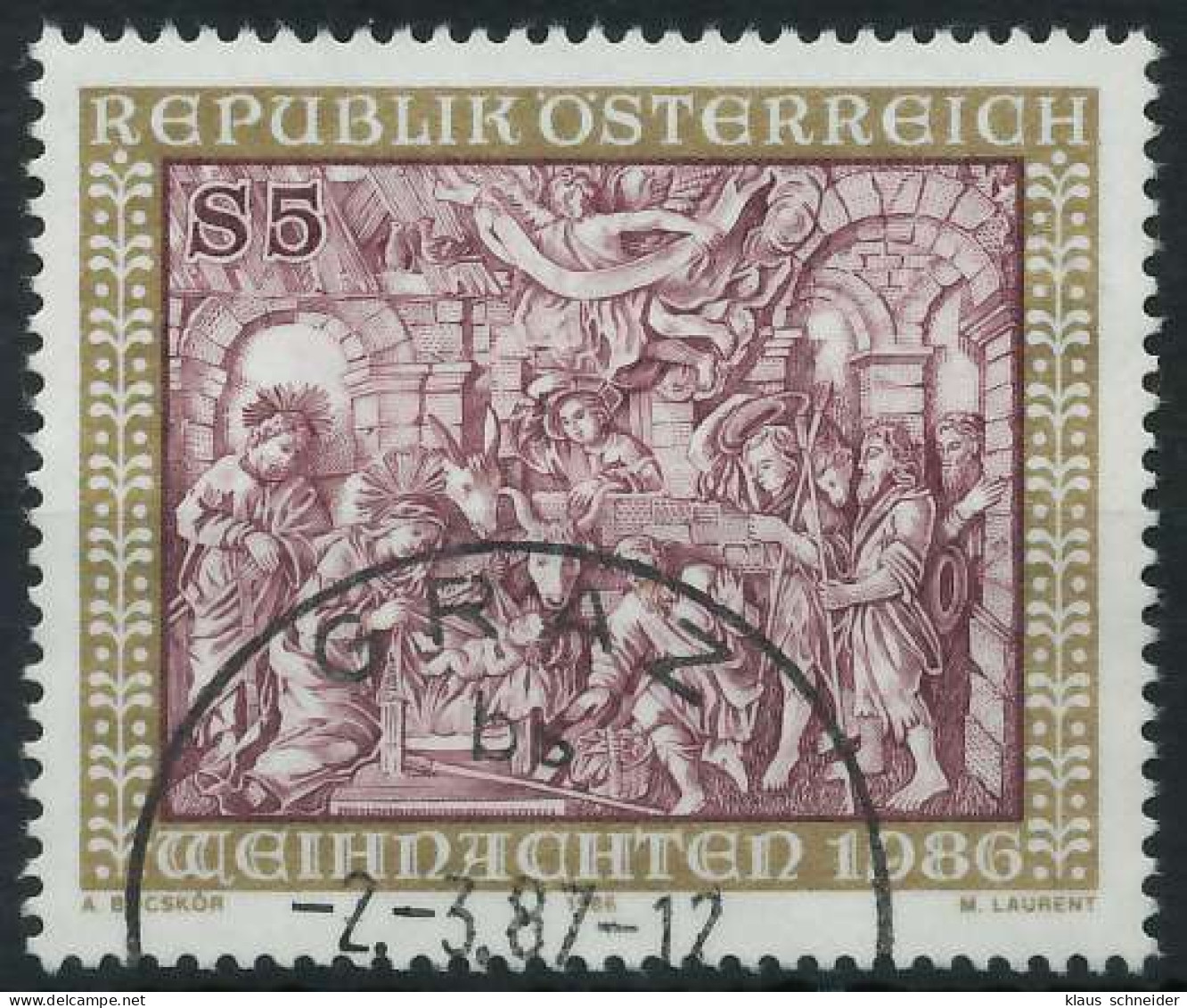 ÖSTERREICH 1986 Nr 1870 Gestempelt X23F42A - Used Stamps