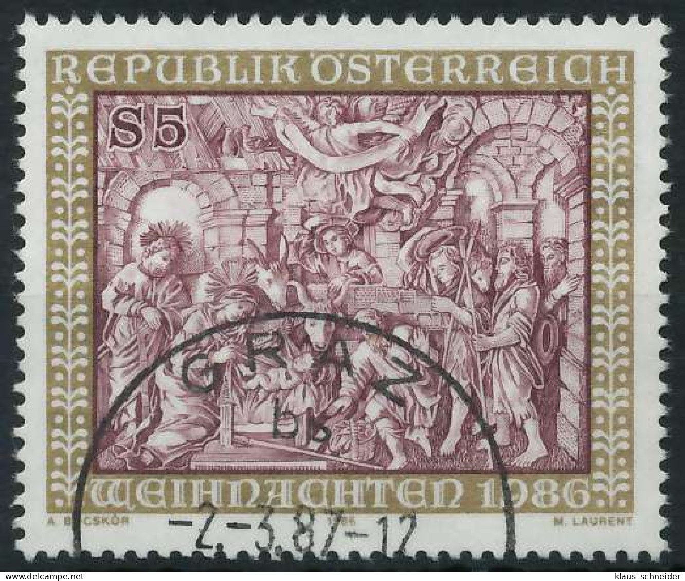 ÖSTERREICH 1986 Nr 1870 Gestempelt X23F42A - Oblitérés