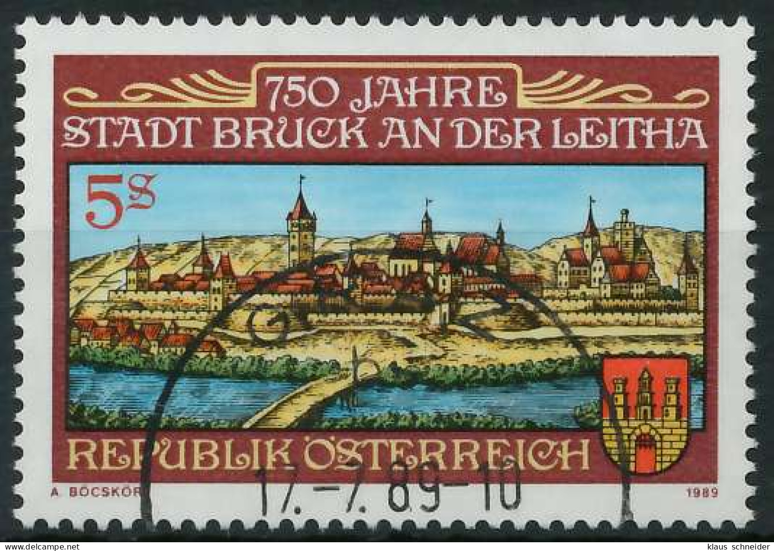 ÖSTERREICH 1989 Nr 1949 Gestempelt X23F6AA - Used Stamps