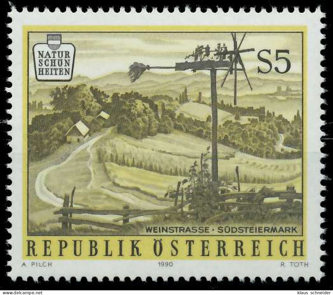 ÖSTERREICH 1990 Nr 1985 Postfrisch X23F7AE - Ongebruikt