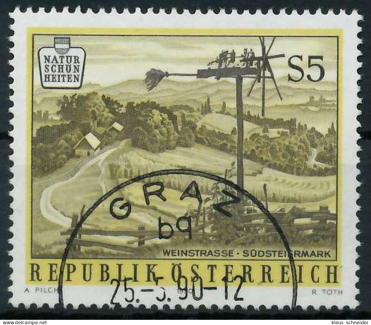 ÖSTERREICH 1990 Nr 1985 Gestempelt X23F7B6 - Usati