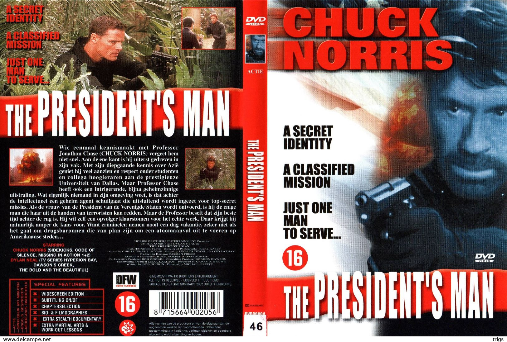 DVD - The President's Man - Action, Adventure