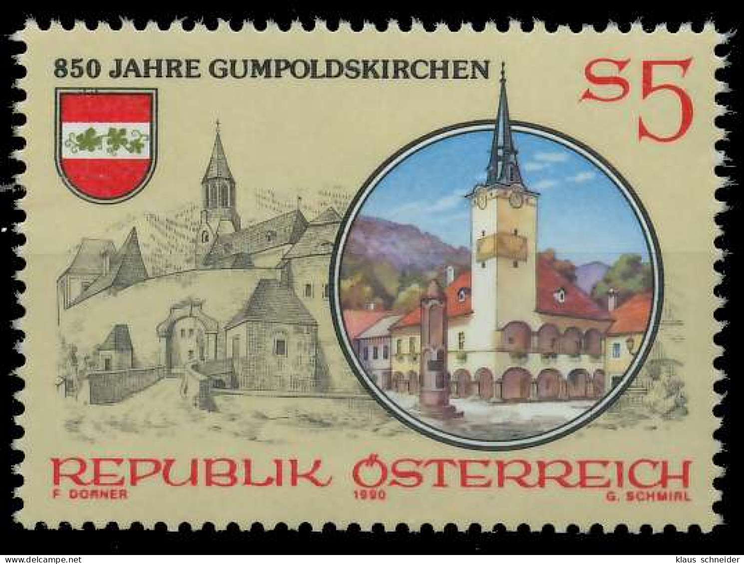 ÖSTERREICH 1990 Nr 1997 Postfrisch X23F832 - Ongebruikt