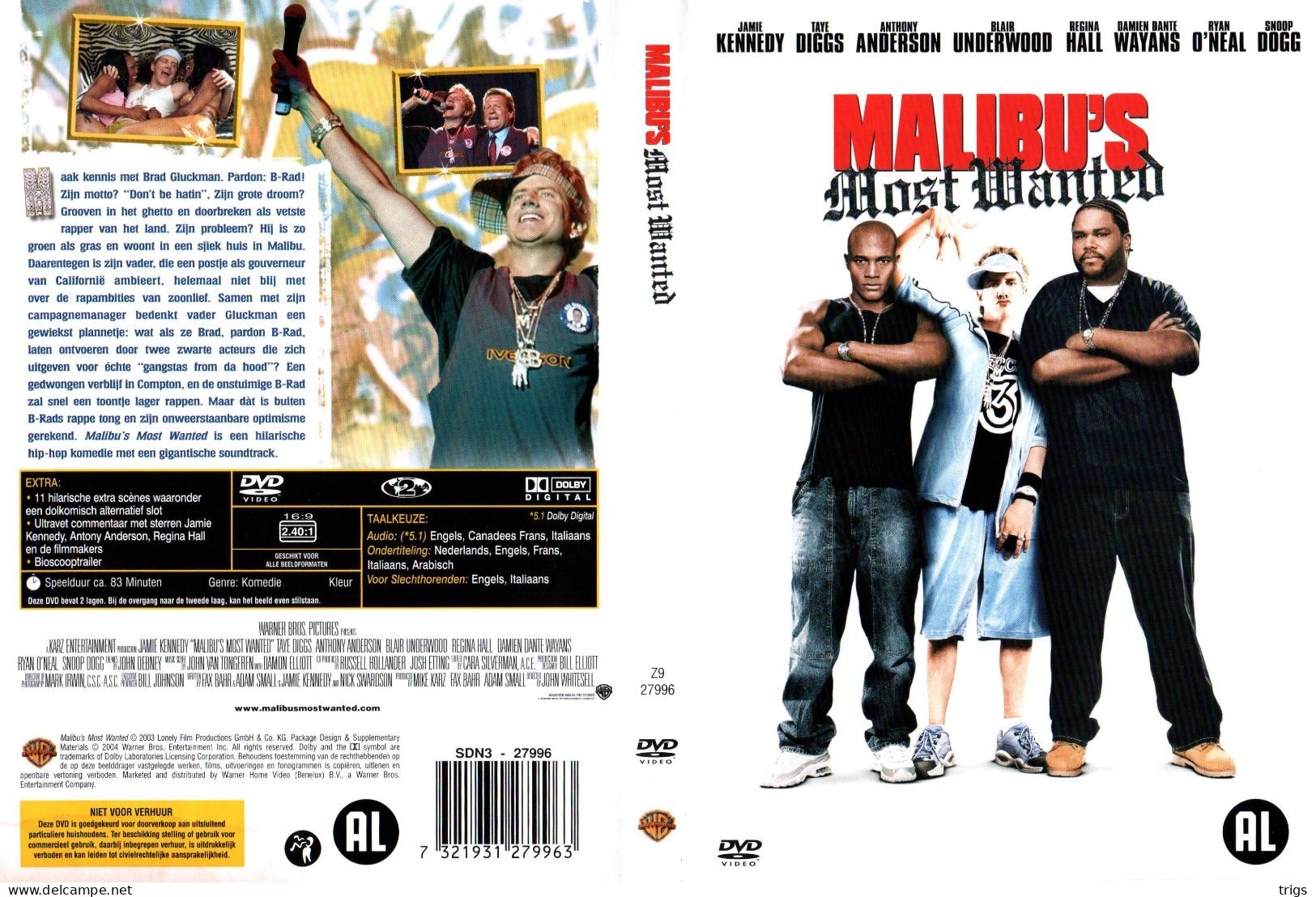 DVD - Malibu's Most Wanted - Comedy