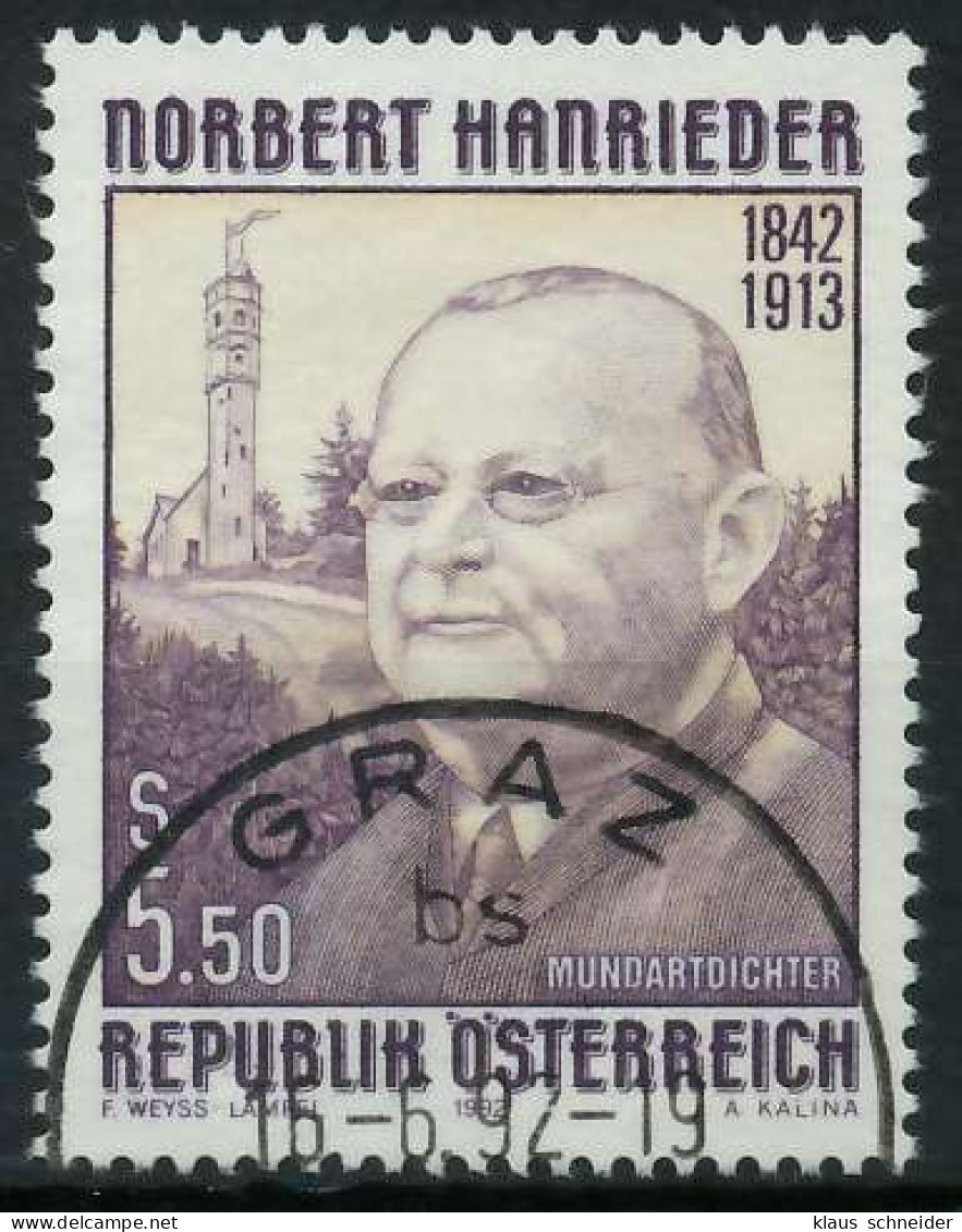 ÖSTERREICH 1992 Nr 2061 Gestempelt X24613E - Usados