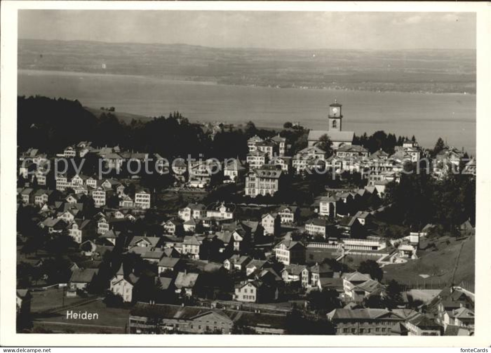 11638018 Heiden AR Ortsansicht Mit Kirche Bodensee Heiden - Altri & Non Classificati