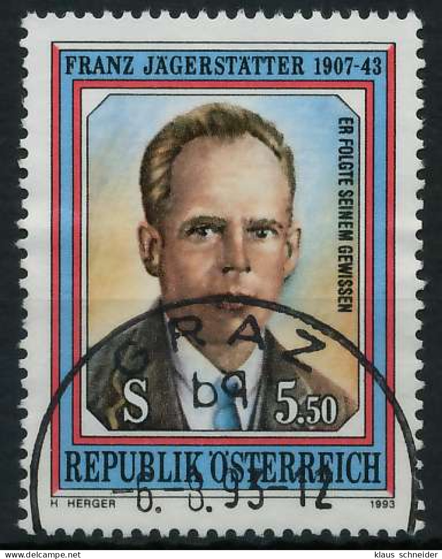 ÖSTERREICH 1993 Nr 2105 Gestempelt X24629A - Used Stamps