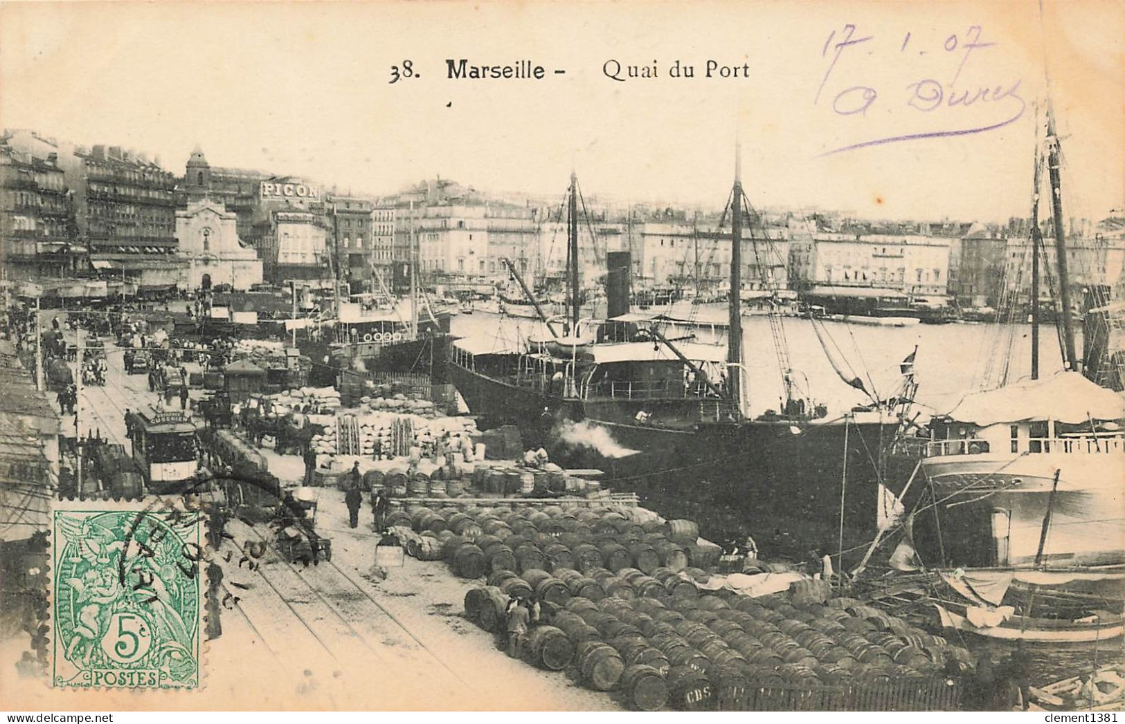 Marseille Quai Du Port - Joliette, Zone Portuaire