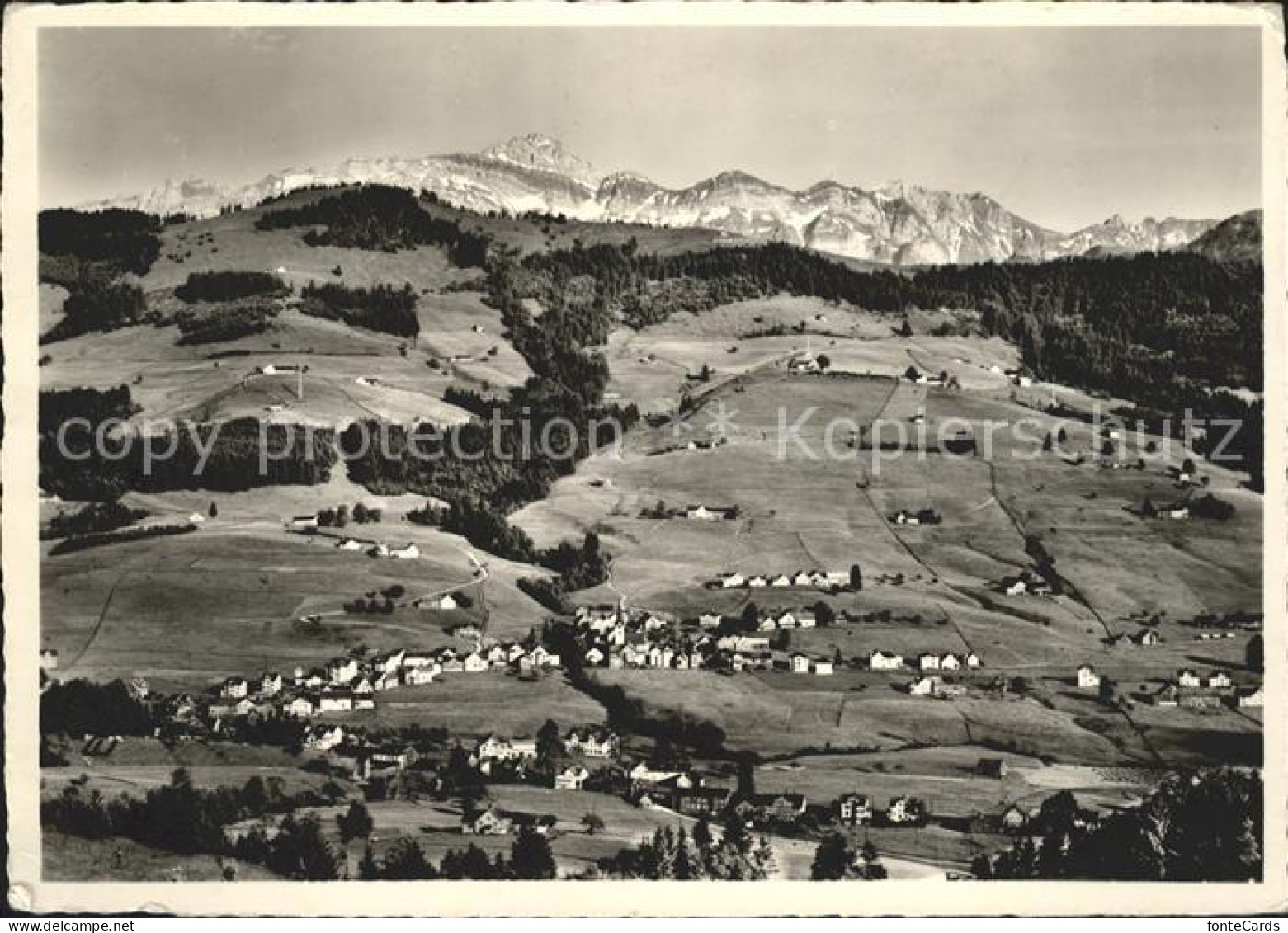 11637987 Schoenengrund AR Panorama Blick Zum Saentis Appenzeller Alpen Schoeneng - Altri & Non Classificati