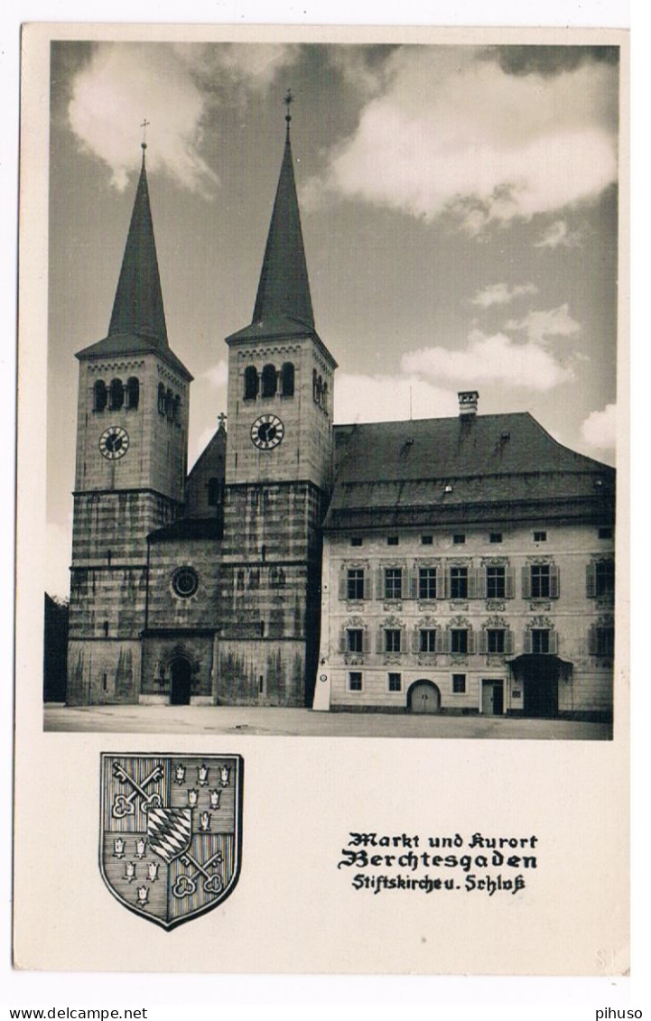 D-17113  BERCHTESGADEN : Stiftskirche Und Schloss - Berchtesgaden