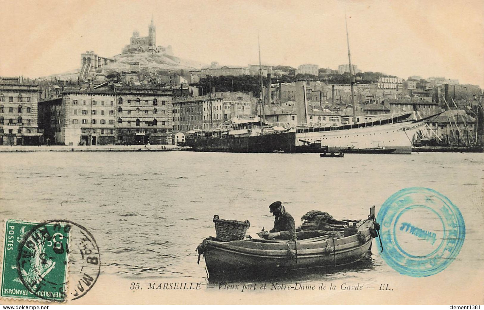 Marseille Vieux Port Et Notre Dame De La Garde - Alter Hafen (Vieux Port), Saint-Victor, Le Panier